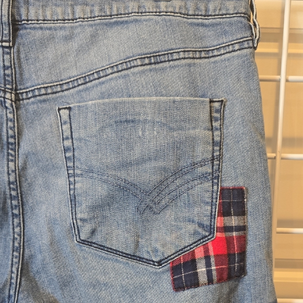 William Rast Multi Patchwork Ankle Jeans Size 31 - Picture 11 of 14